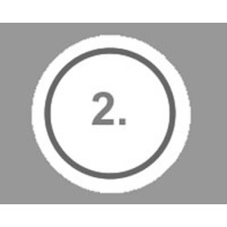 100 Cartoncini numerati N°2 Cal. 12