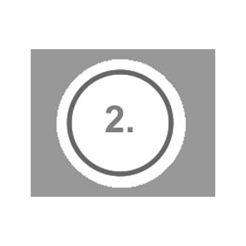 100 Cartoncini numerati N°2 Cal. 28