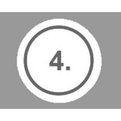 100 Cartoncini numerati N°4 Cal. 28