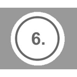 100 Cartoncini numerati N°6 Cal. 28